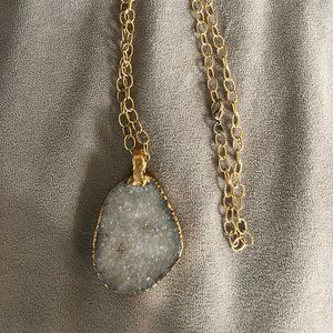 Druzy Gold Filled Necklace